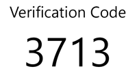 Verification code